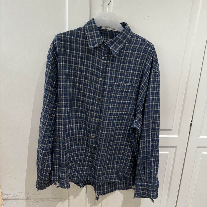 WE ARE/WELOVER東大門㊣實拍女士新款時尚人氣襯衫蕾絲衫SHOP_WE ARE襯衫/蕾絲衫圖色1淺藍色