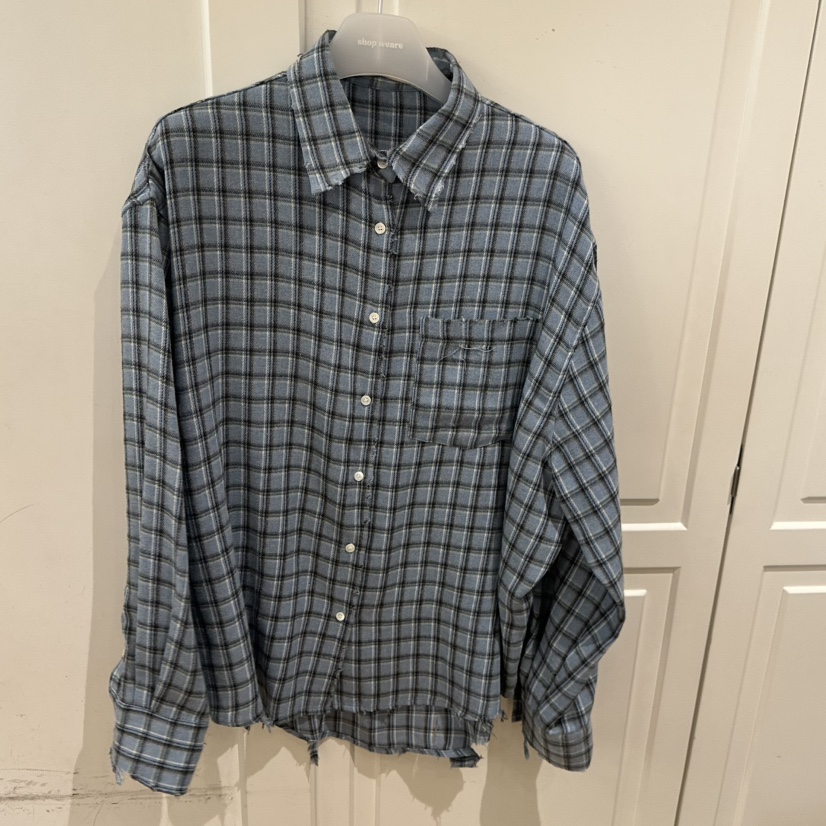 WE ARE/WELOVER東大門㊣實拍女士新款時尚人氣襯衫蕾絲衫SHOP_WE ARE襯衫/蕾絲衫圖色2深藍色