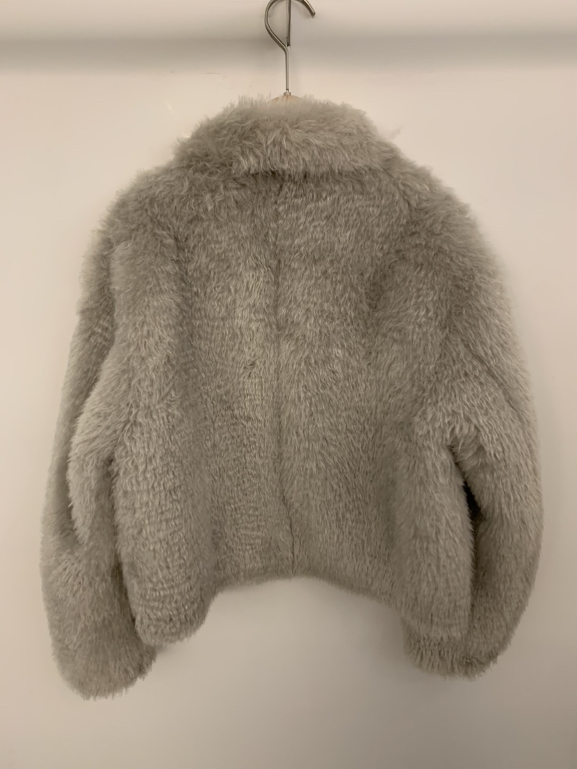 UNDER KEY韓國直郵㊣女士新品25秋冬真品短款大衣抓絨保暖UNDER KEY短款大衣