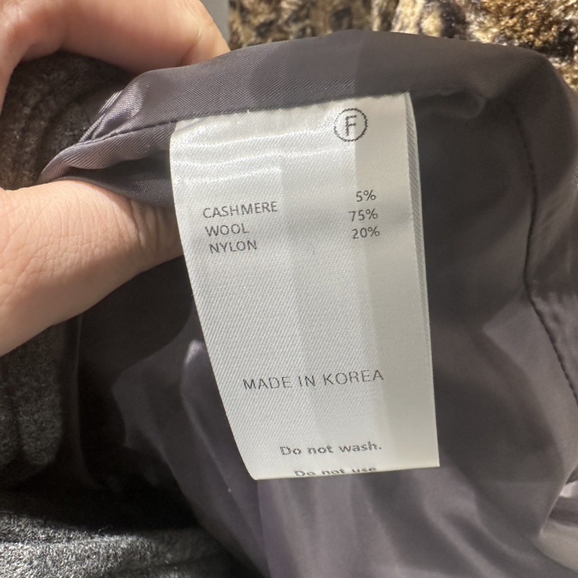 THE SECOND GROW韓國代購㊣女士新款25秋冬中長款大衣含腰帶THE SECOND GROW中長款大衣