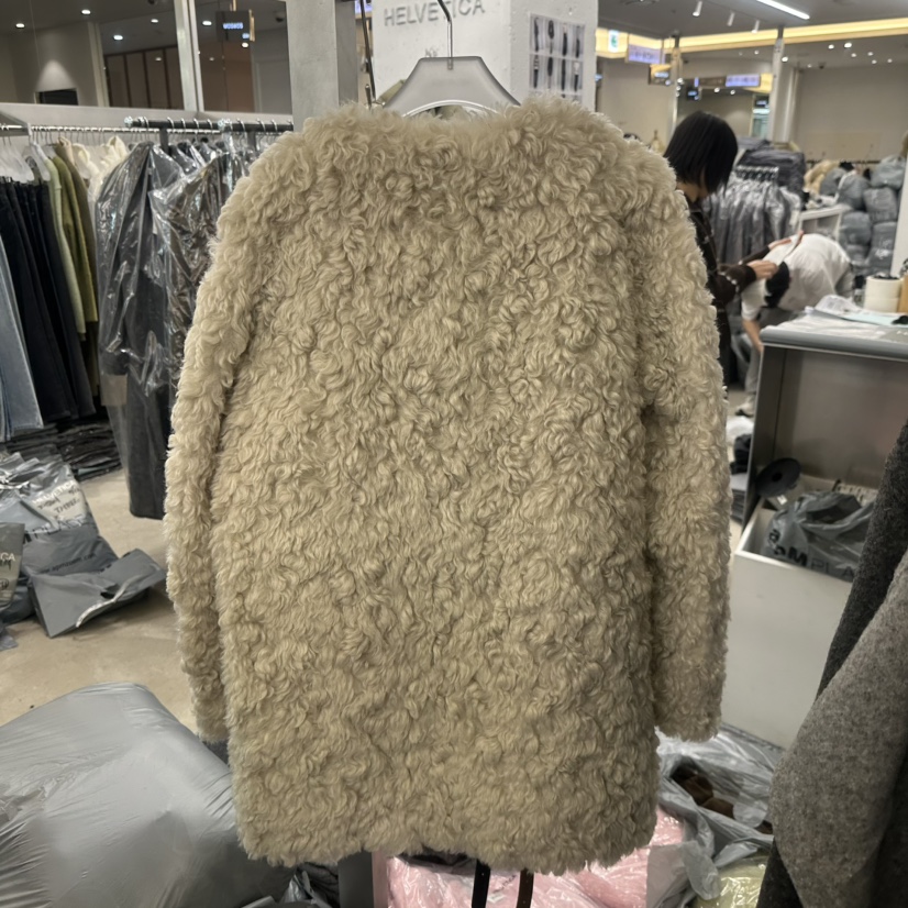 HELVETICA東大門㊣實拍女士新款25秋冬熱賣休閑真品短款大衣HELVETICA短款大衣