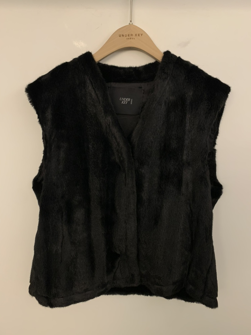 UNDER KEY東大門㊣實拍女士新品25秋冬休閑人氣熱賣推薦馬甲UNDER KEY馬甲圖色4