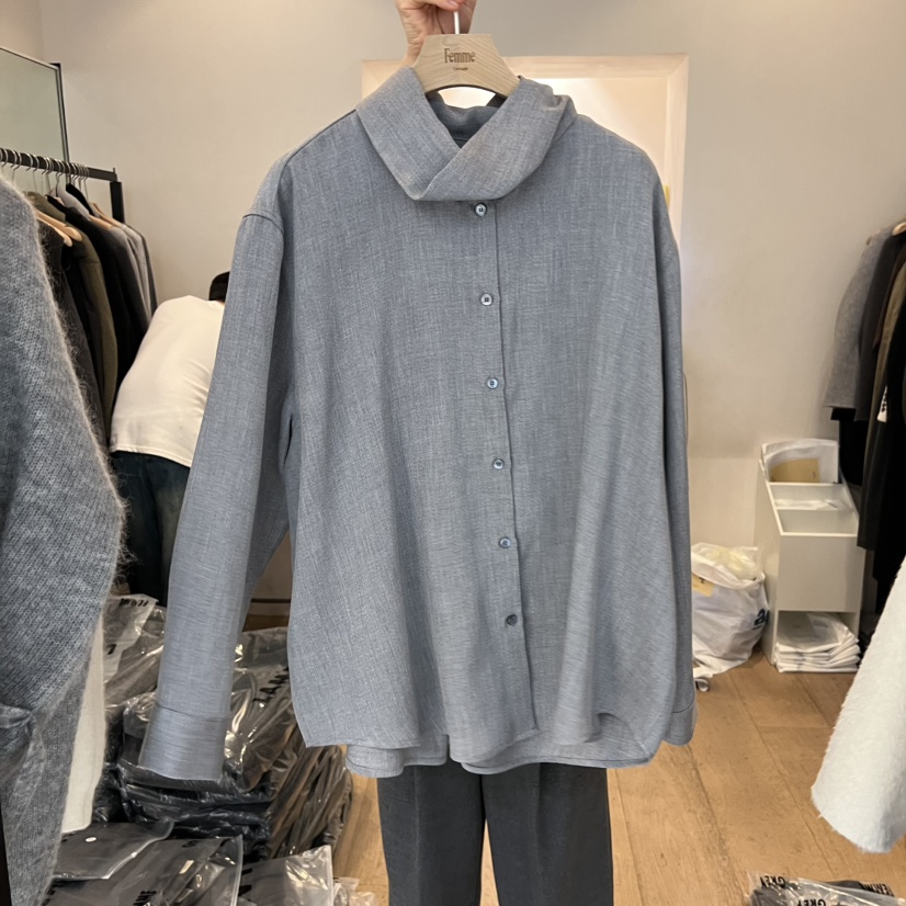 LA MAGIE FEMME東大門㊣代購女裝新品真品熱賣襯衫蕾絲衫Lamagie Femme襯衫/蕾絲衫圖色1