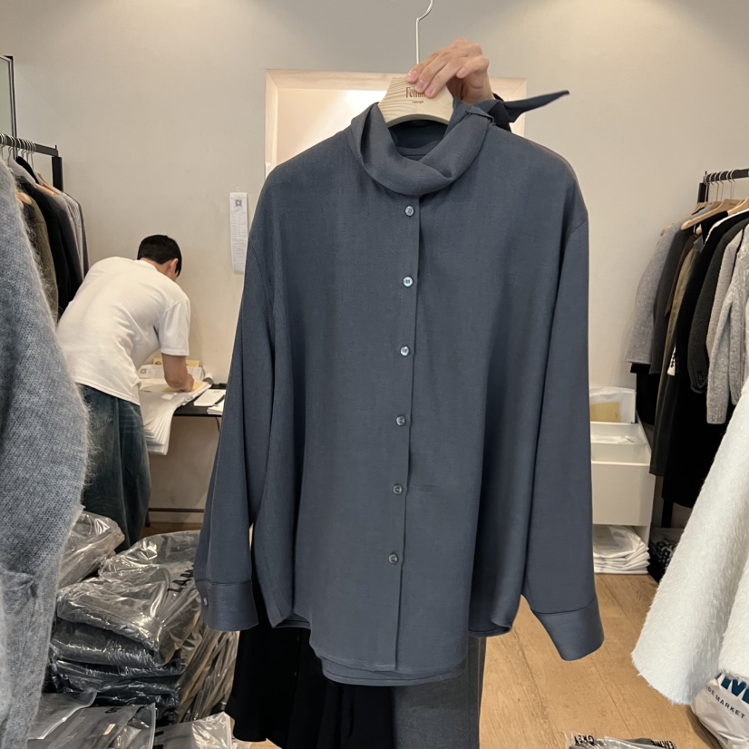 LA MAGIE FEMME東大門㊣代購女裝新品真品熱賣襯衫蕾絲衫Lamagie Femme襯衫/蕾絲衫圖色2