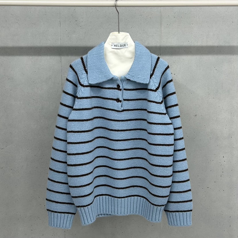 HELDER-P東大門㊣直郵女士新品職業推薦熱賣人氣時尚針織衫HELDER針織衫圖色1