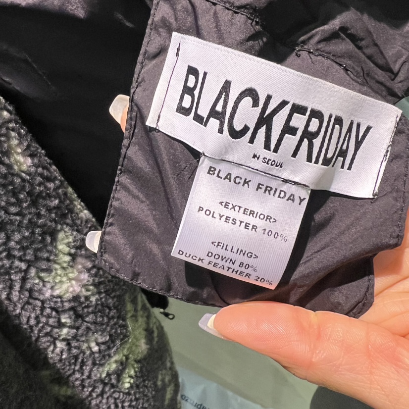 BLACKFRIDAY韓國代購㊣女裝新款時尚人氣熱賣25秋冬馬甲不含內搭BLACK FRIDAY馬甲