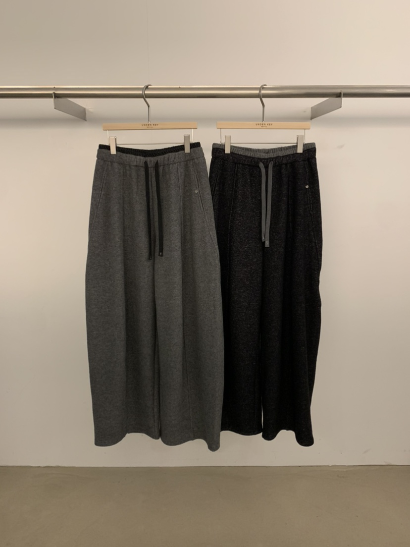 UNDER KEY東大門㊣實拍女士新款25秋冬真品休閑休閑褲羊毛UNDER KEY休閑褲