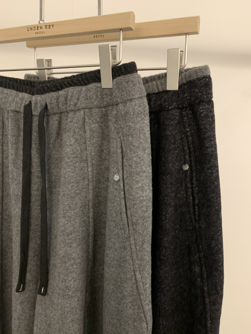 UNDER KEY東大門㊣實拍女士新款25秋冬真品休閑休閑褲羊毛UNDER KEY休閑褲