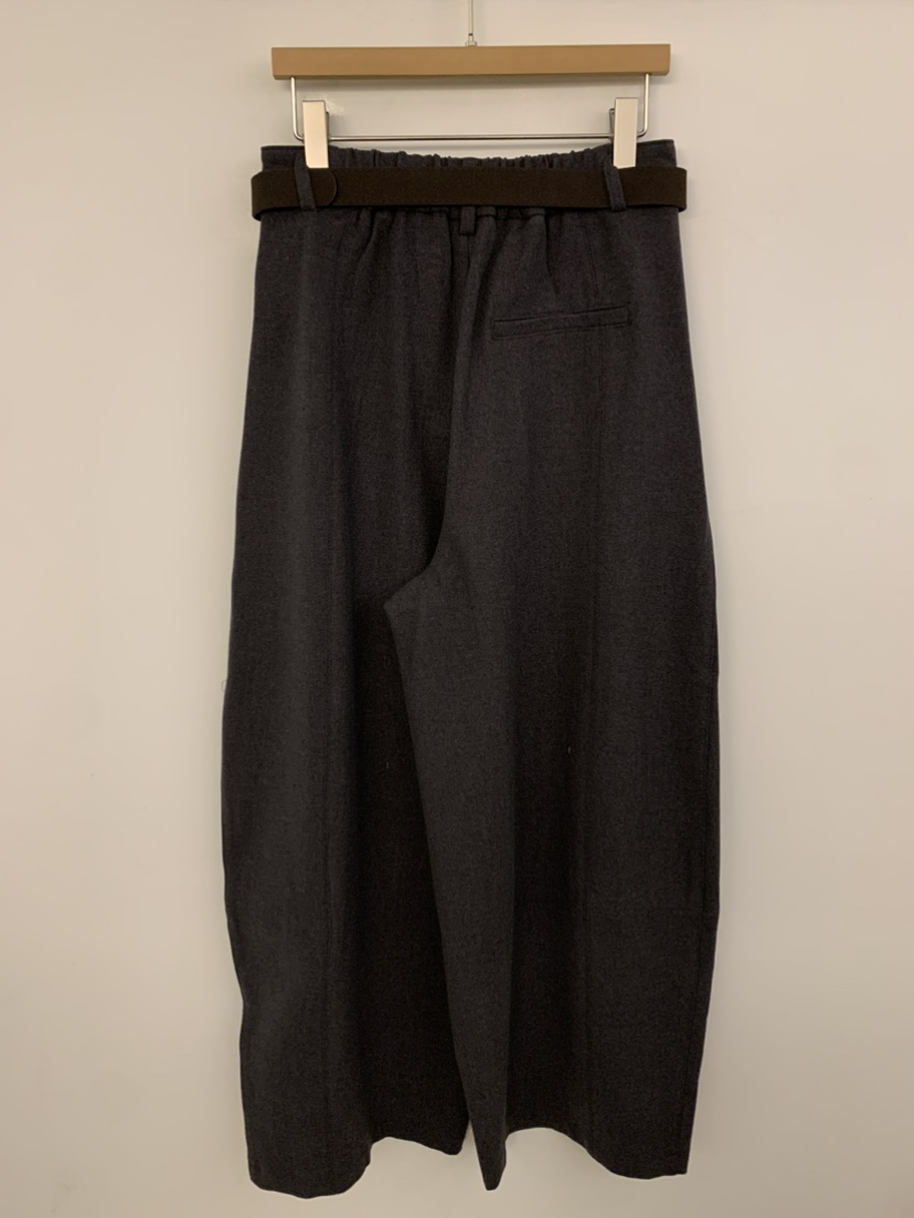 UNDER KEY東大門㊣實拍女裝新品25秋冬職業休閑褲含腰帶羊毛UNDER KEY休閑褲