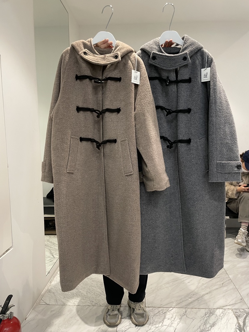 URBANE cloth韓國直郵㊣女士新款人氣休閑真品25秋冬中長款大衣URBANE cloth中長款大衣