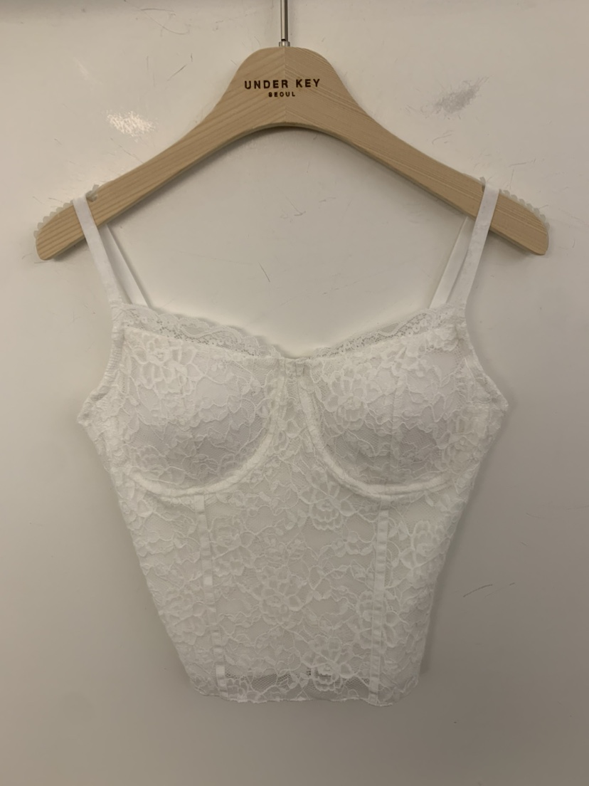 UNDER KEY東大門㊣直郵女士新款25秋冬人氣熱賣吊帶背心蕾絲UNDER KEY吊帶/背心圖色1