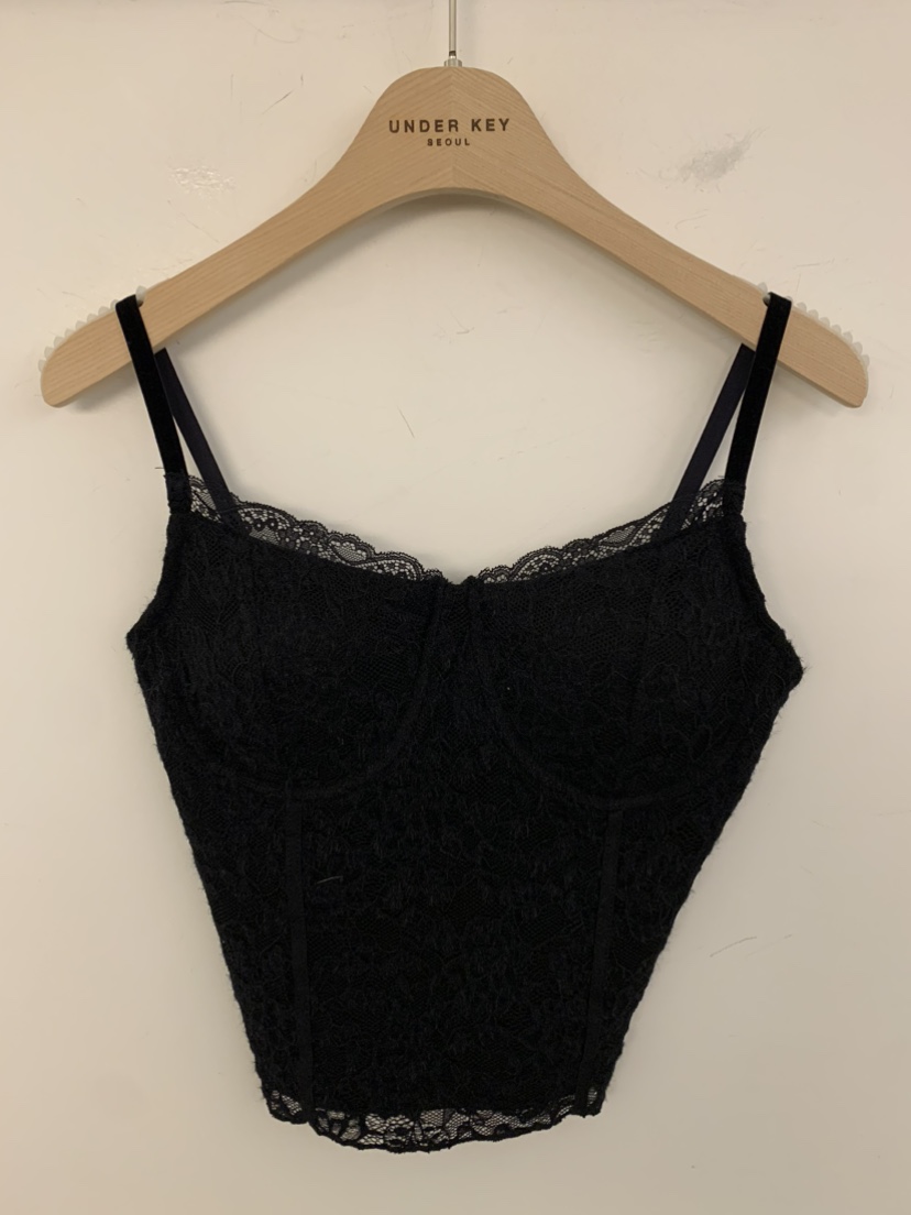 UNDER KEY東大門㊣直郵女士新款25秋冬人氣熱賣吊帶背心蕾絲UNDER KEY吊帶/背心圖色2