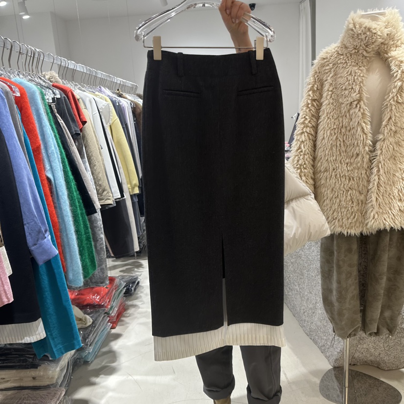 NEROLI 36韓國代購㊣女士新品熱賣休閑25秋冬推薦人氣長裙NEROLI 36長裙