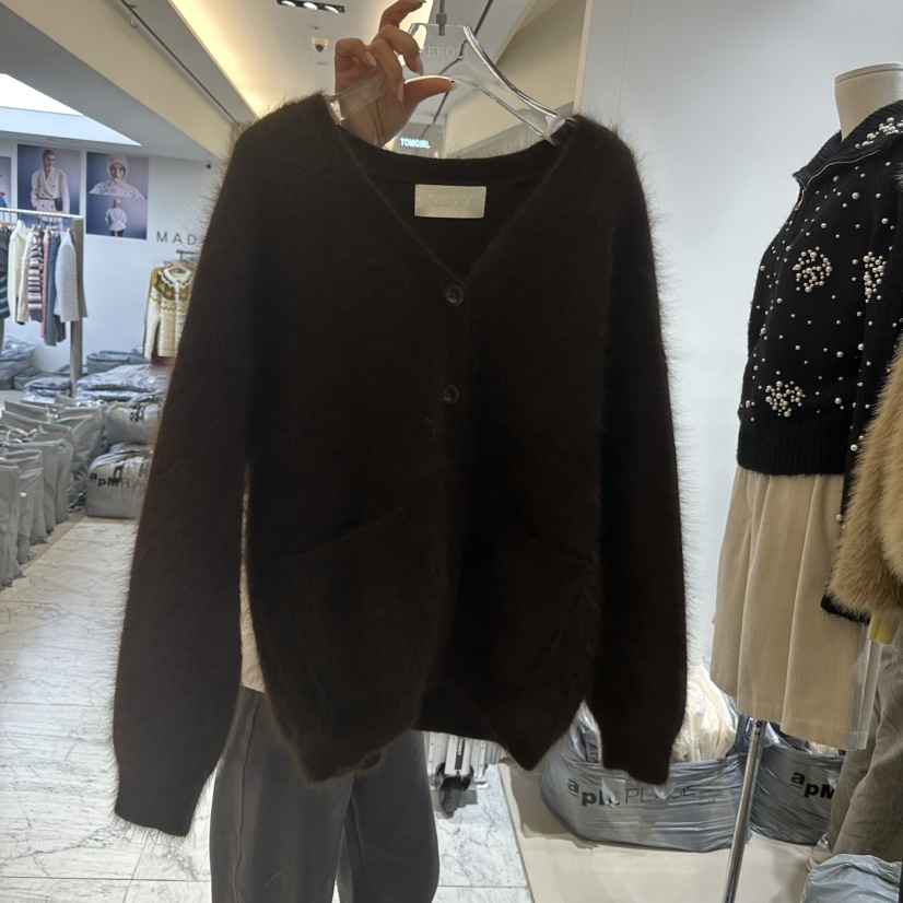 NEROLI 36東大門㊣直郵女裝新品25秋冬職業真品熱賣針織衫NEROLI 36針織衫圖色1棕色