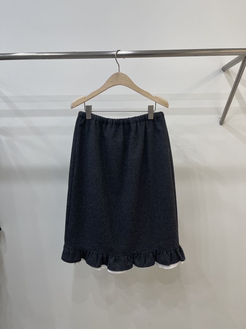 FIFTY東大門㊣代購女裝新款25秋冬推薦人氣真品半身裙中短裙FIFTY半身裙/中短裙圖色1墨色