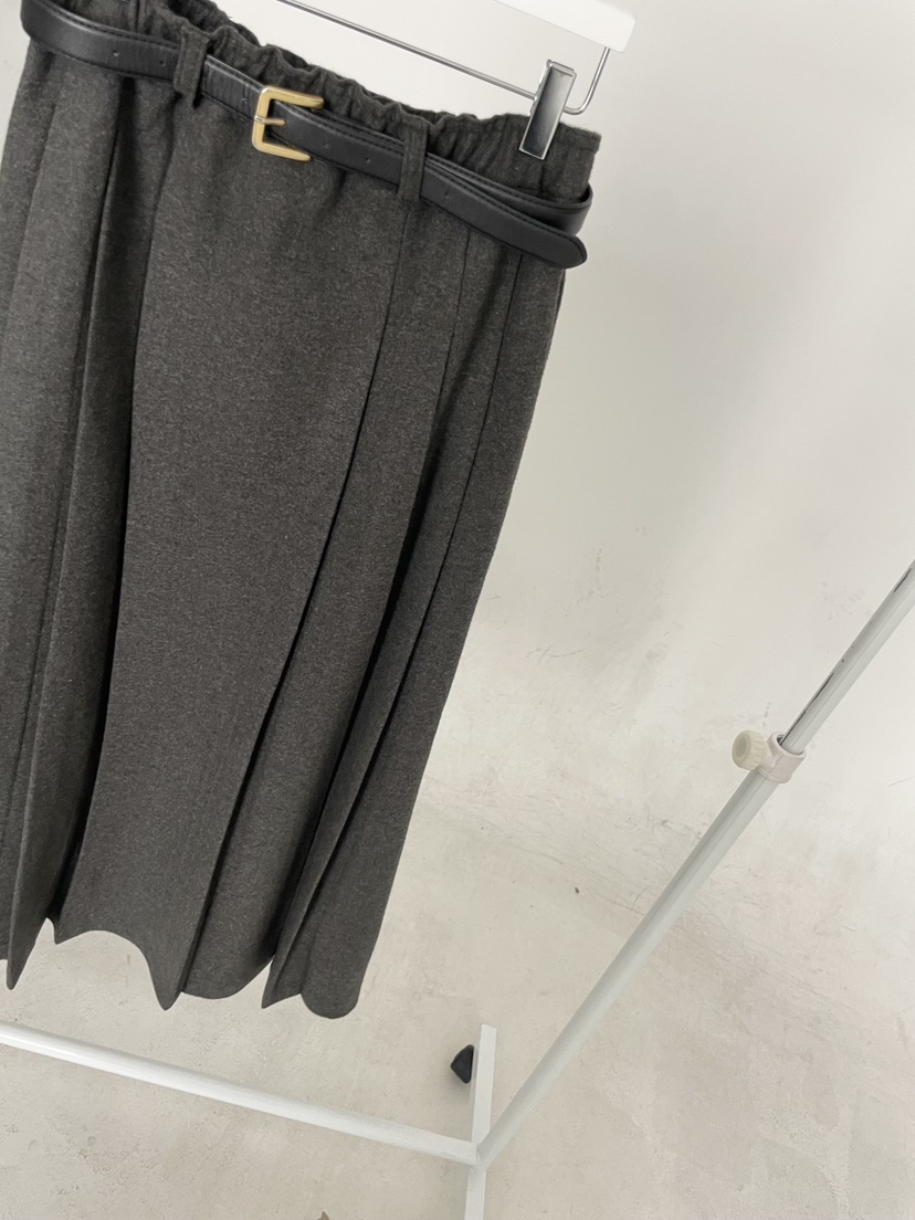 URBANE cloth東大門㊣實拍女士新款休閑人氣真品長裙不含腰帶URBANE cloth長裙