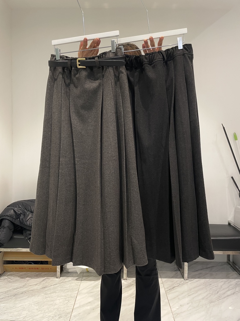 URBANE cloth東大門㊣實拍女士新款休閑人氣真品長裙不含腰帶URBANE cloth長裙