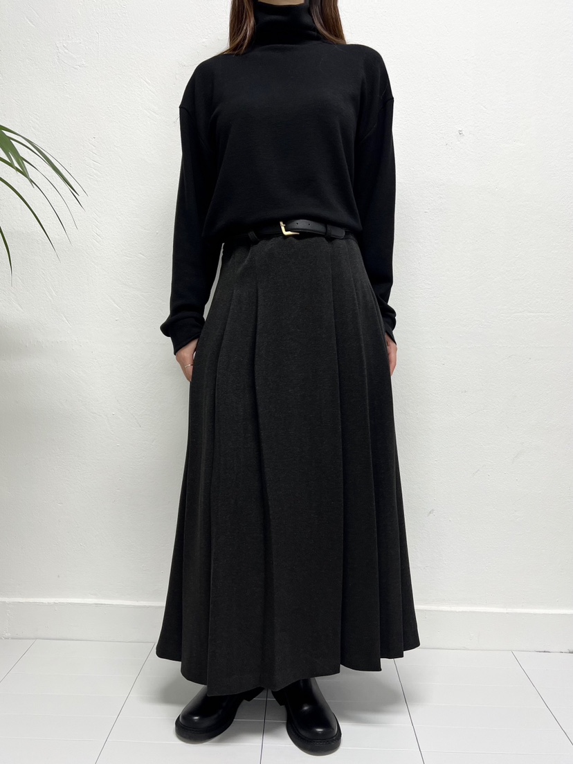 URBANE cloth東大門㊣實拍女士新款休閑人氣真品長裙不含腰帶URBANE cloth長裙