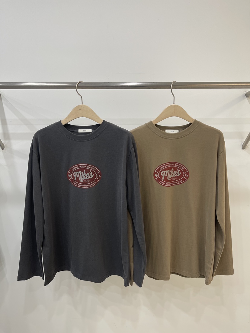 FIFTY東大門㊣直郵女士新款職業真品25秋冬推薦熱賣長袖T恤FIFTY長袖T恤