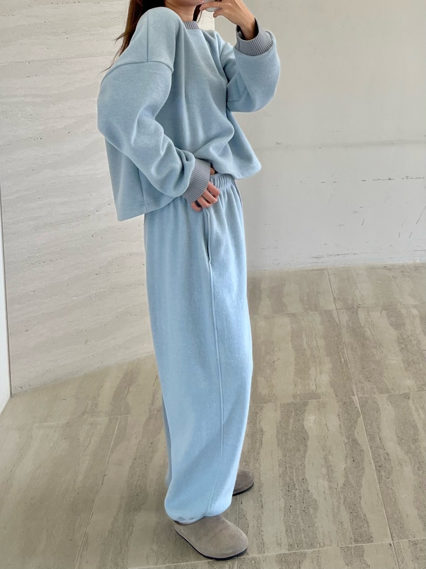 URBANE cloth韓國代購㊣女裝新品人氣真品時尚熱賣休閑褲加絨URBANE cloth休閑褲