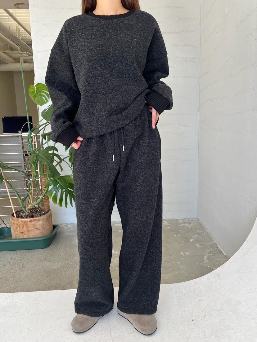 URBANE cloth韓國代購㊣女裝新品人氣真品時尚熱賣休閑褲加絨URBANE cloth休閑褲