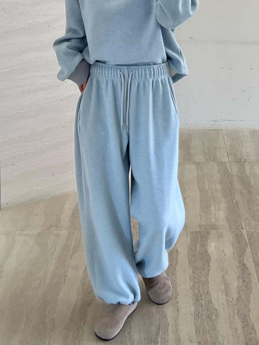 URBANE cloth韓國代購㊣女裝新品人氣真品時尚熱賣休閑褲加絨URBANE cloth休閑褲圖色2