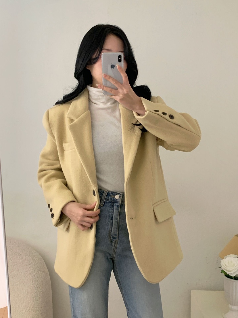 RED-J-레드.J-T韓國直郵㊣女裝新品職業時尚人氣夾克雙層RED-J夾克圖色1