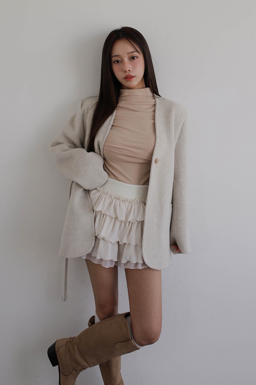 SLIT東大門㊣直郵女裝新款推薦真品時尚職業中長款大衣含腰繩SLIT中長款大衣