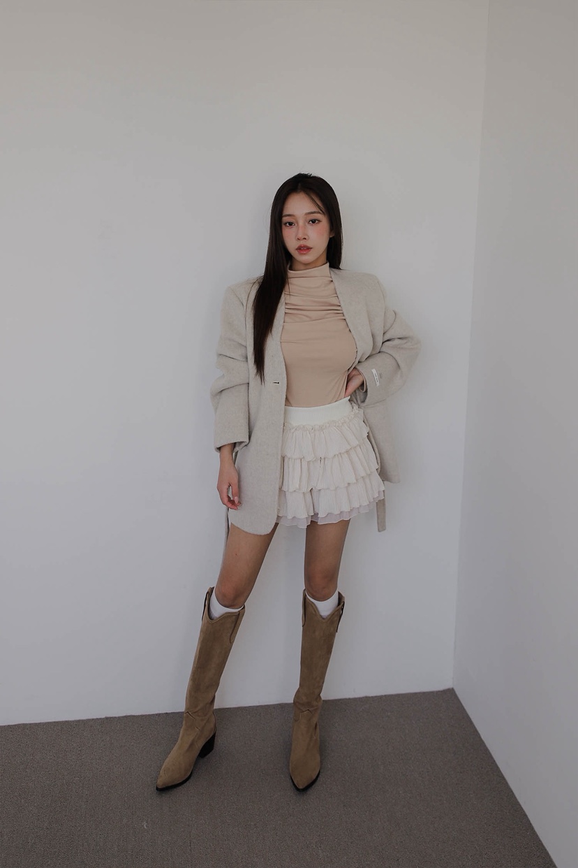 SLIT東大門㊣直郵女裝新款推薦真品時尚職業中長款大衣含腰繩SLIT中長款大衣