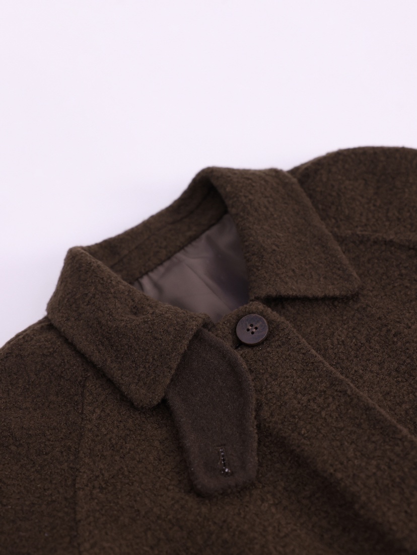 HER韓國直郵㊣女裝新款人氣時尚推薦真品熱賣中長款大衣含腰帶HANNA21中長款大衣