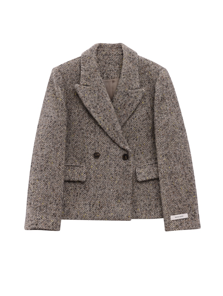 HER韓國代購㊣女士新品職業25秋冬推薦時尚真品休閑人氣夾克HANNA21夾克圖色1