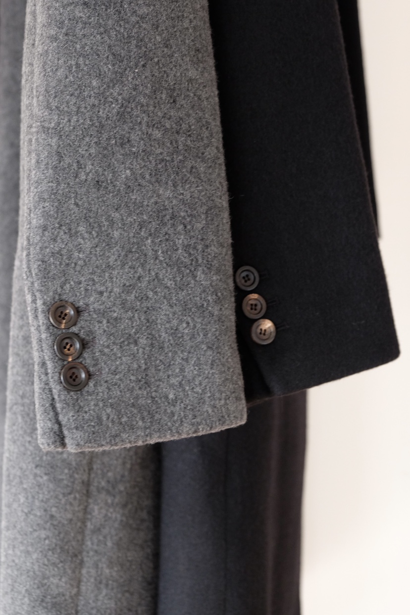 SORBET韓國直郵㊣女裝新品職業真品25秋冬人氣中長款大衣雙層SORBET/flat white中長款大衣