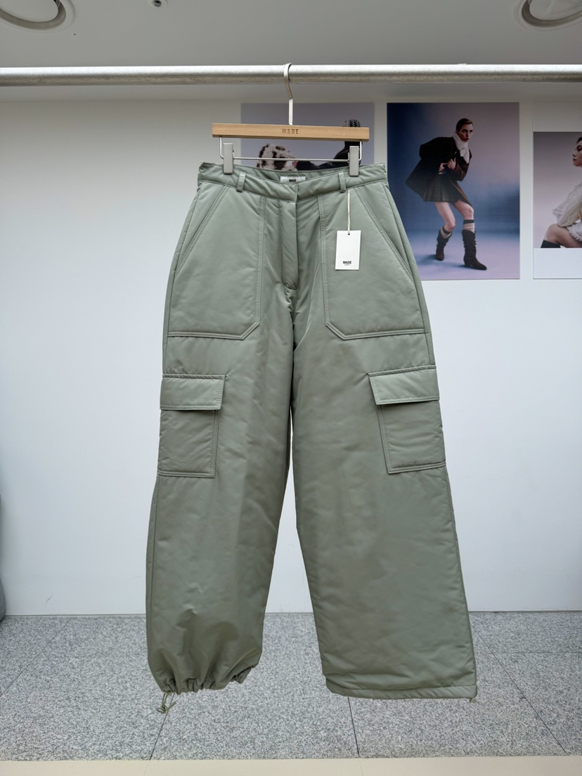 MADE-P韓國直郵㊣女裝新款真品25秋冬職業時尚休閑熱賣休閑褲MADE-P休閑褲圖色1