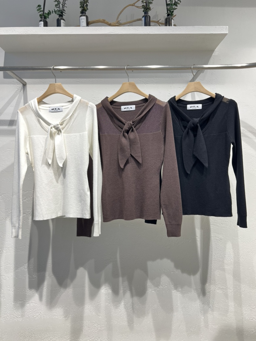 OLA東大門㊣代購女士新品真品職業25秋冬推薦熱賣人氣針織衫mellor/OLA針織衫