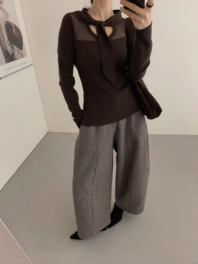 OLA東大門㊣代購女士新品真品職業25秋冬推薦熱賣人氣針織衫mellor/OLA針織衫