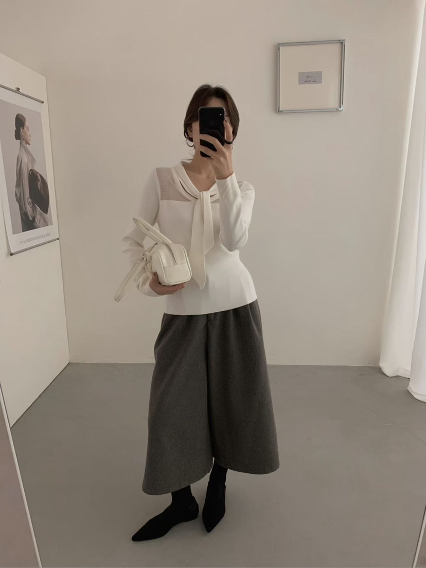 OLA東大門㊣代購女士新品真品職業25秋冬推薦熱賣人氣針織衫mellor/OLA針織衫