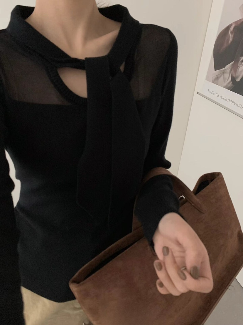 OLA東大門㊣代購女士新品真品職業25秋冬推薦熱賣人氣針織衫mellor/OLA針織衫