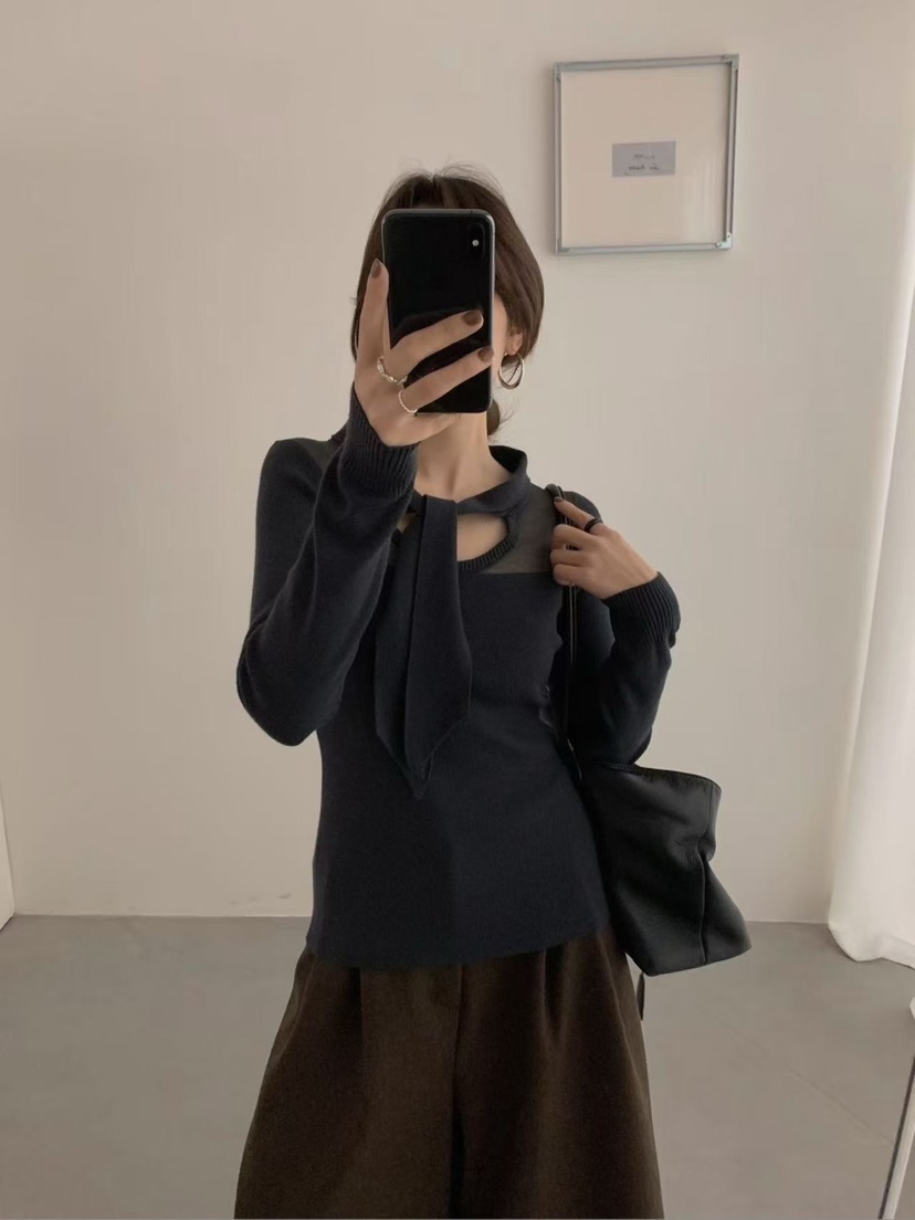 OLA東大門㊣代購女士新品真品職業25秋冬推薦熱賣人氣針織衫mellor/OLA針織衫