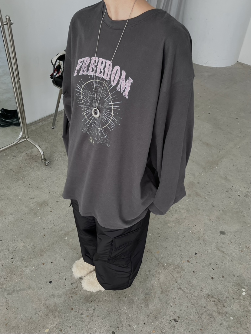 MADE-P韓國直郵㊣女裝新款休閑真品時尚人氣推薦職業長袖T恤MADE-P長袖T恤