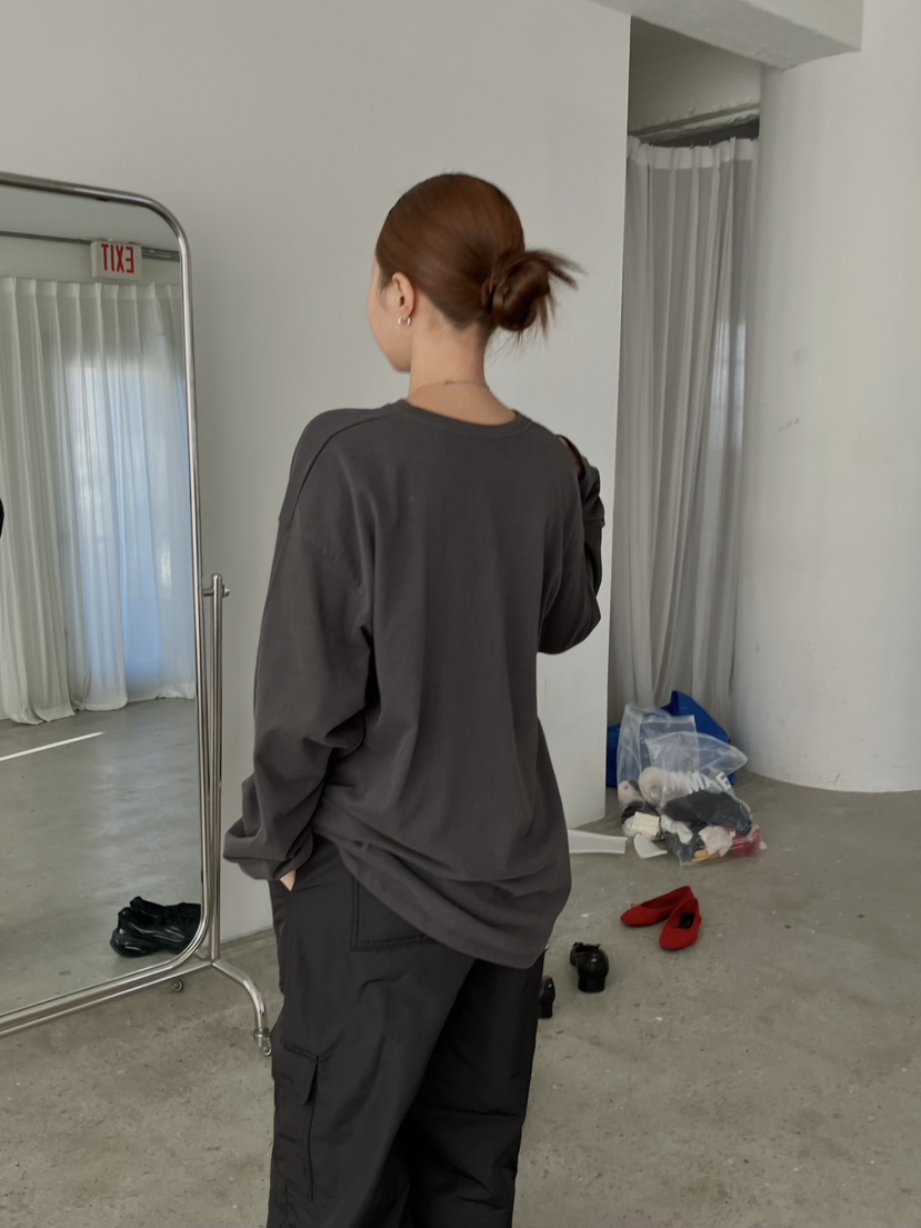 MADE-P韓國直郵㊣女裝新款休閑真品時尚人氣推薦職業長袖T恤MADE-P長袖T恤