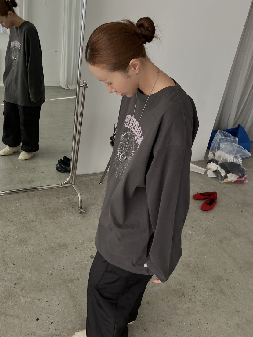 MADE-P韓國直郵㊣女裝新款休閑真品時尚人氣推薦職業長袖T恤MADE-P長袖T恤