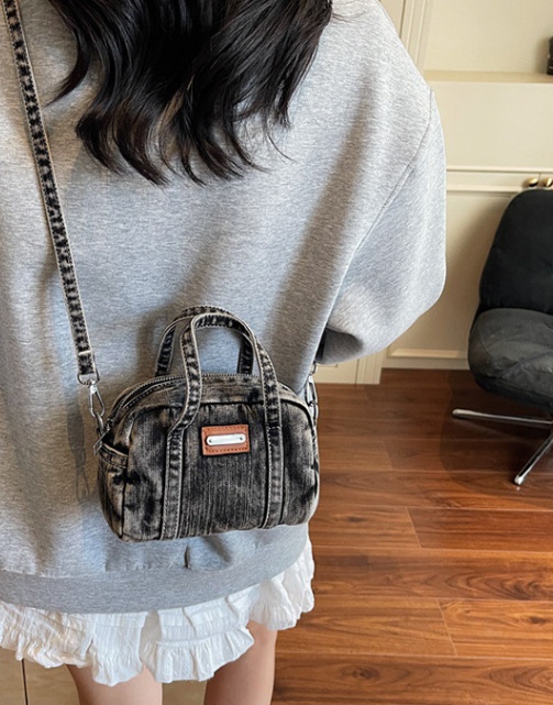 POSH BLUE韓國代購㊣女士新品時尚熱賣單肩斜跨包迷你包水洗POSH BLUE單肩/斜跨包