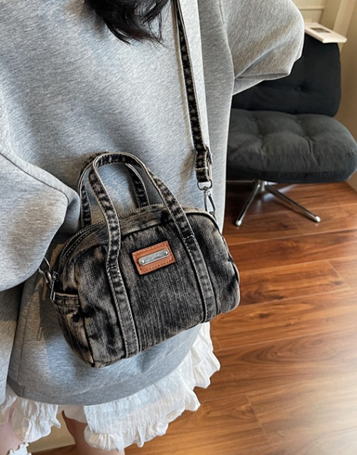 POSH BLUE韓國代購㊣女士新品時尚熱賣單肩斜跨包迷你包水洗POSH BLUE單肩/斜跨包