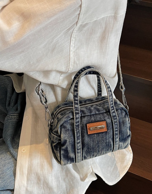 POSH BLUE韓國代購㊣女士新品時尚熱賣單肩斜跨包迷你包水洗POSH BLUE單肩/斜跨包