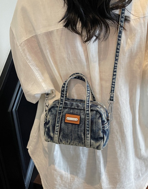 POSH BLUE韓國代購㊣女士新品時尚熱賣單肩斜跨包迷你包水洗POSH BLUE單肩/斜跨包