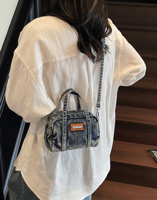 POSH BLUE韓國代購㊣女士新品時尚熱賣單肩斜跨包迷你包水洗POSH BLUE單肩/斜跨包