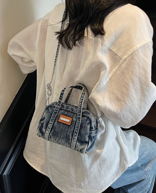 POSH BLUE韓國代購㊣女士新品時尚熱賣單肩斜跨包迷你包水洗POSH BLUE單肩/斜跨包