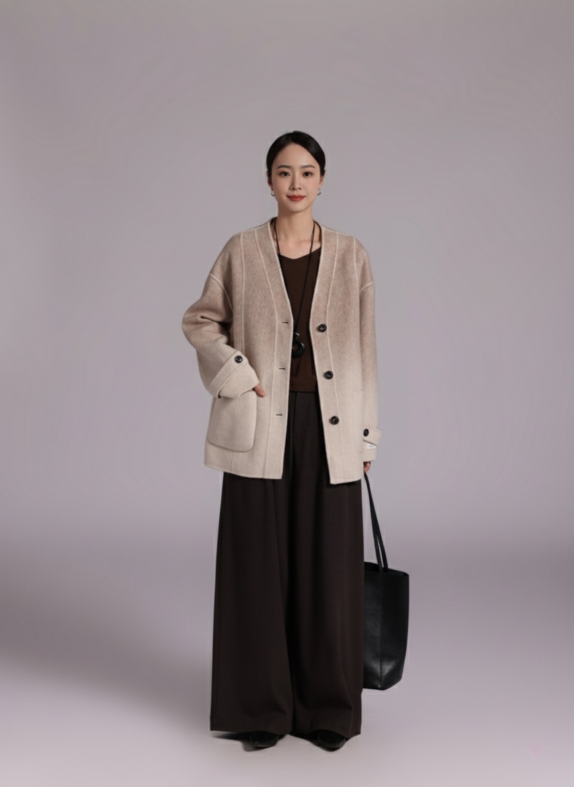 HER東大門㊣直郵女裝新品熱賣真品人氣休閑時尚推薦25秋冬夾克HANNA21夾克