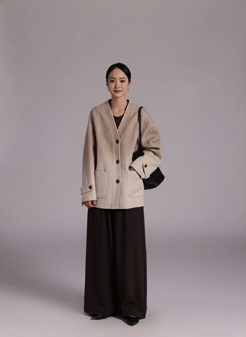 HER東大門㊣直郵女裝新品熱賣真品人氣休閑時尚推薦25秋冬夾克HANNA21夾克