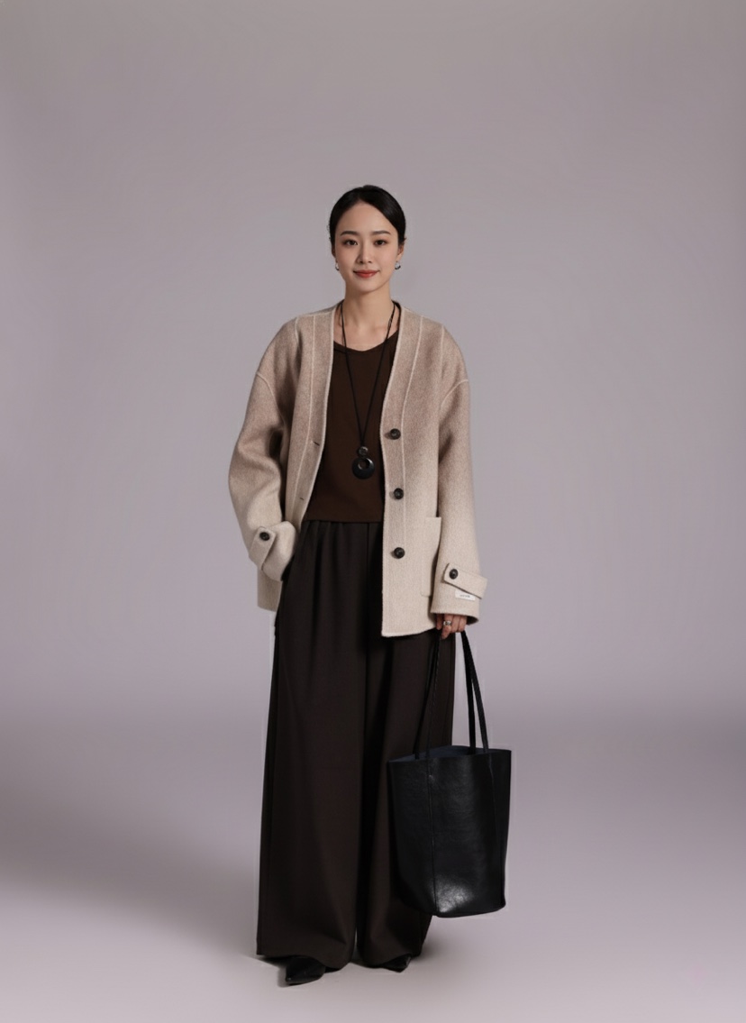 HER東大門㊣直郵女裝新品熱賣真品人氣休閑時尚推薦25秋冬夾克HANNA21夾克